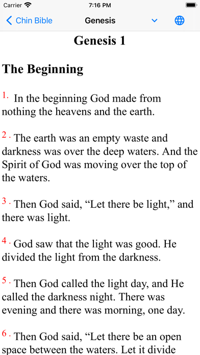 Chin Bible Screenshot
