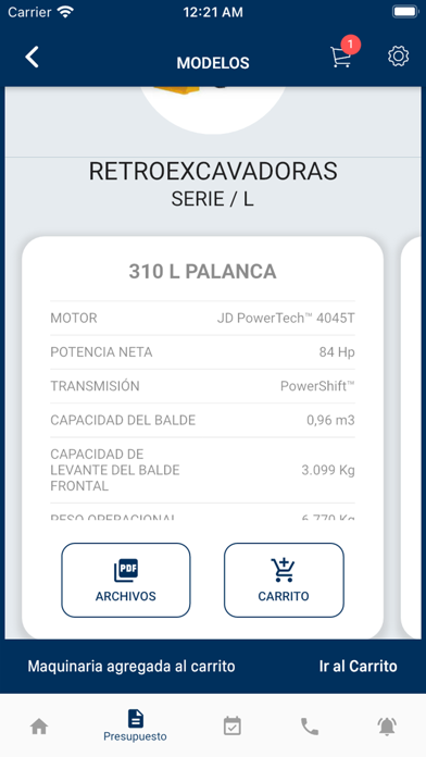 Salfa Maquinaria Screenshot