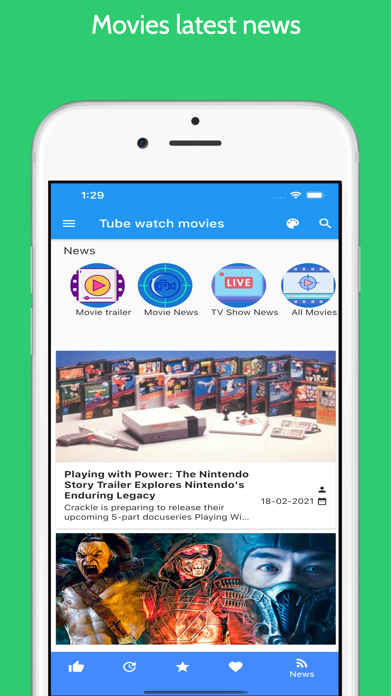 Tube - Movie trailer,TV Shows Screenshot