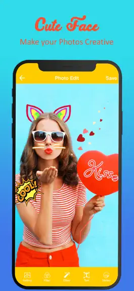 Game screenshot Snappy - Cat Face Photo Editor apk