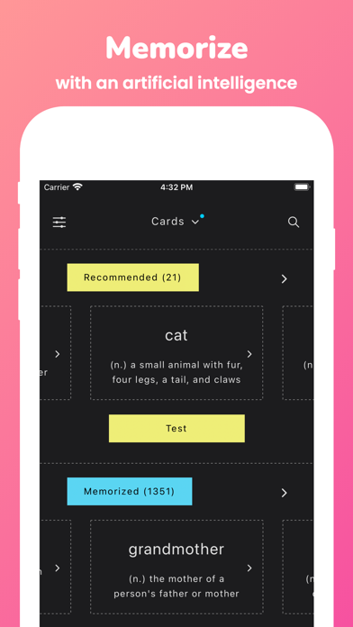 Screenshot #1 pour Memorize: TOEIC Vocabulary