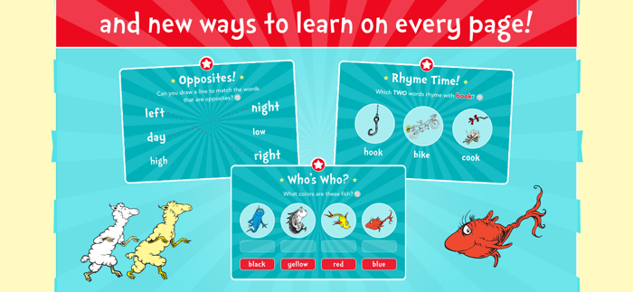 One Fish Two Fish - Dr. Seuss