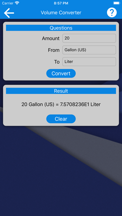 Convert Units: Unit Conversion Screenshot