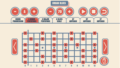 Slow Blues Guitar Jam Tracks Screenshot