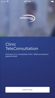 clinics teleconsultation iphone screenshot 1