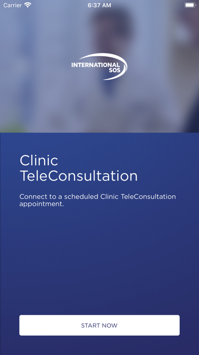 Clinics TeleConsultation Screenshot