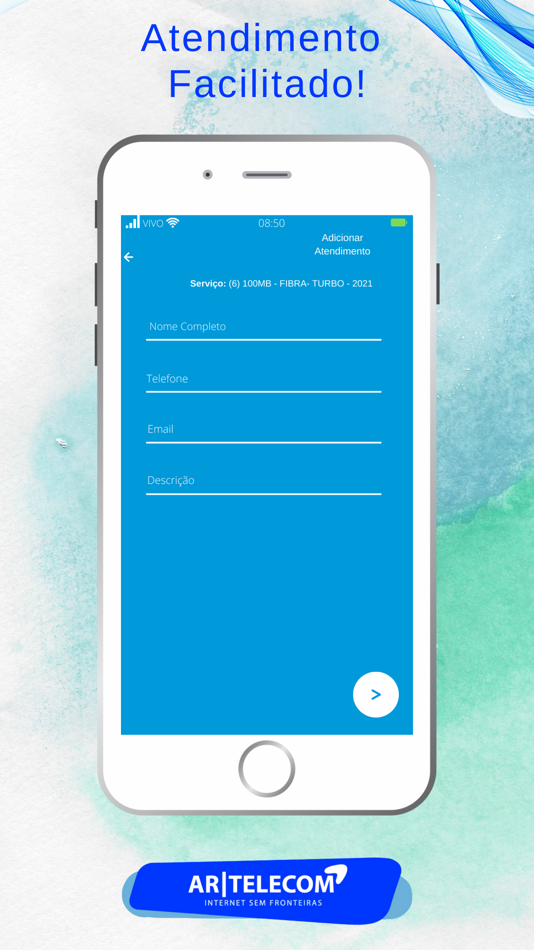 #8. AR TELECOM (iOS) By: HubSoft