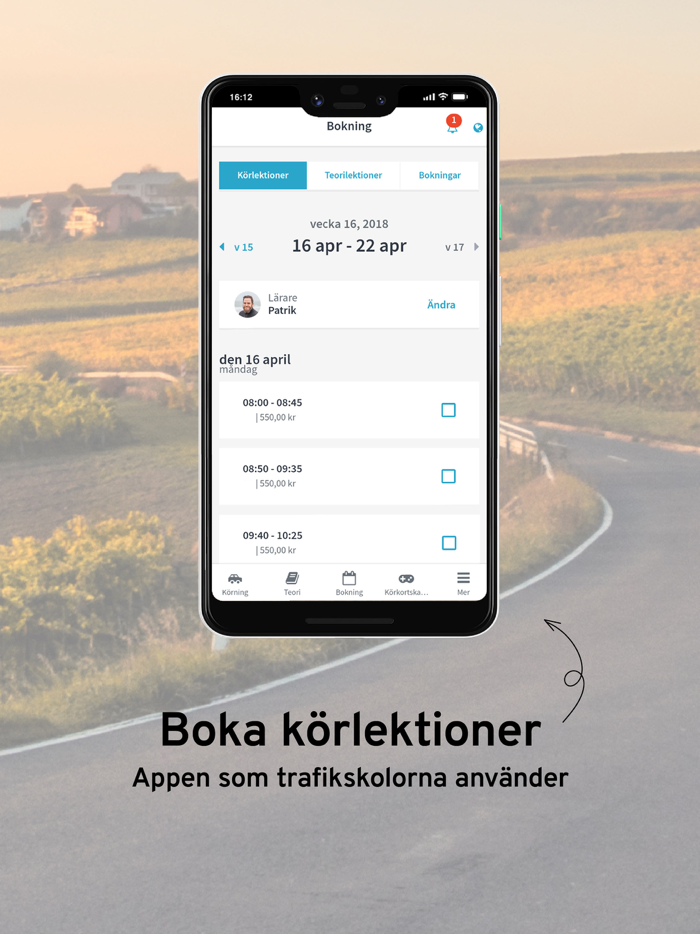 Körkort nu med Elevcentralen