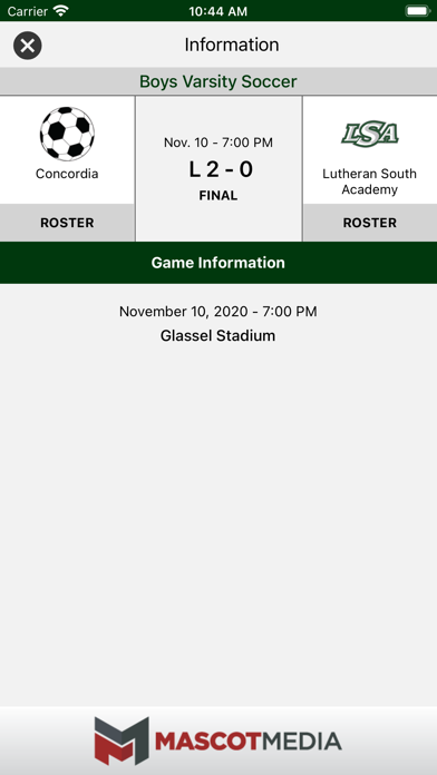 Lutheran South Athletics Screenshot
