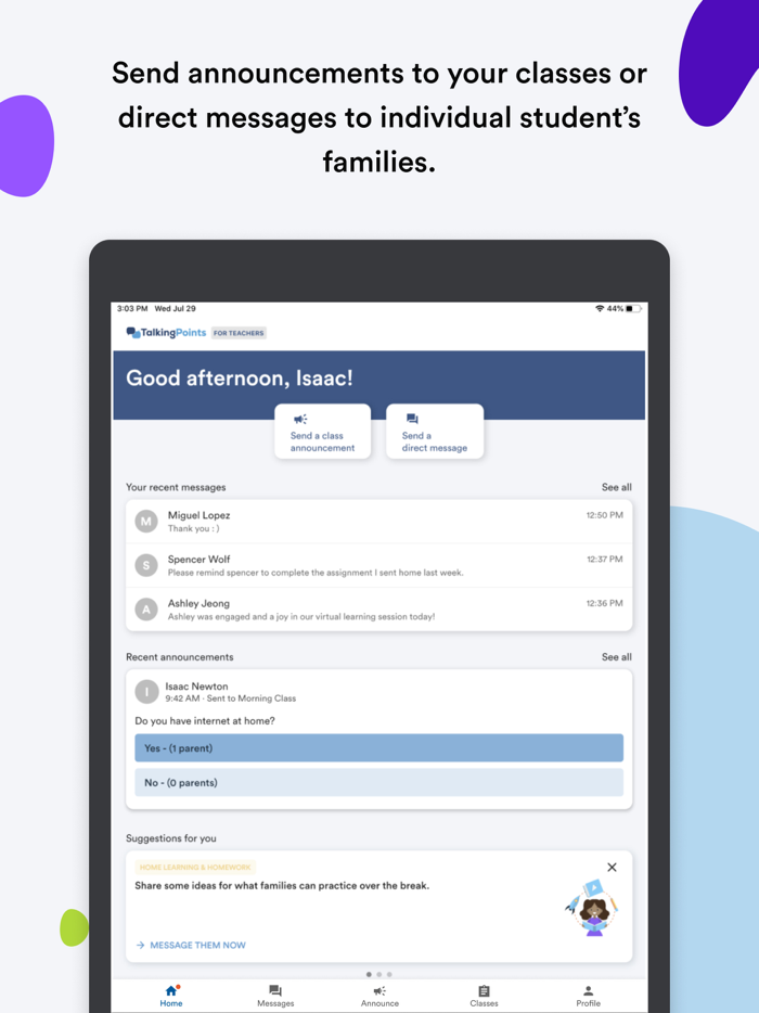 TEACHERS  TalkingPoints