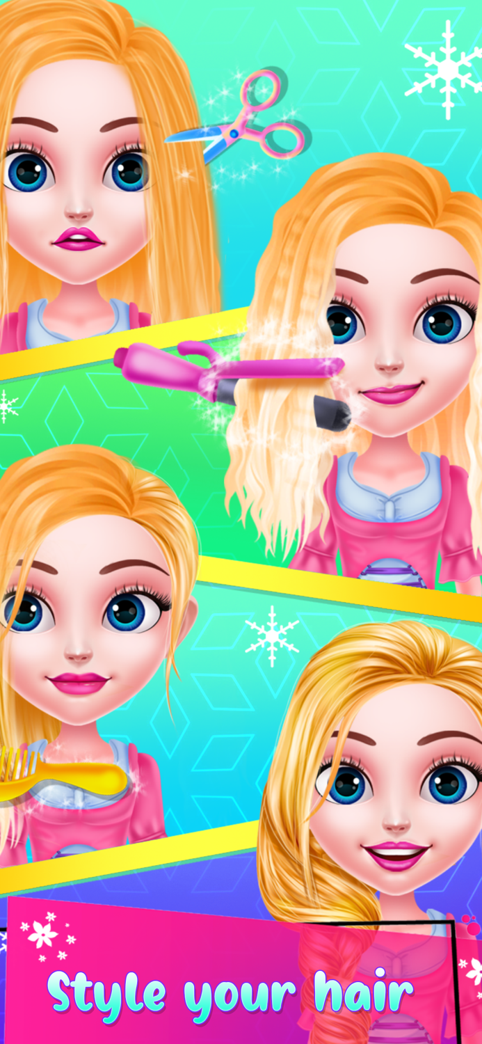 Girl At Hair Beauty Salon