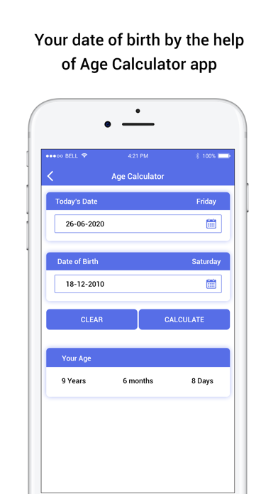Age Calculator : Get Your Age Screenshot