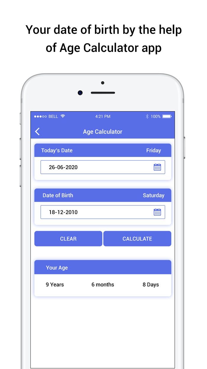 Age Calculator  Get Your Age
