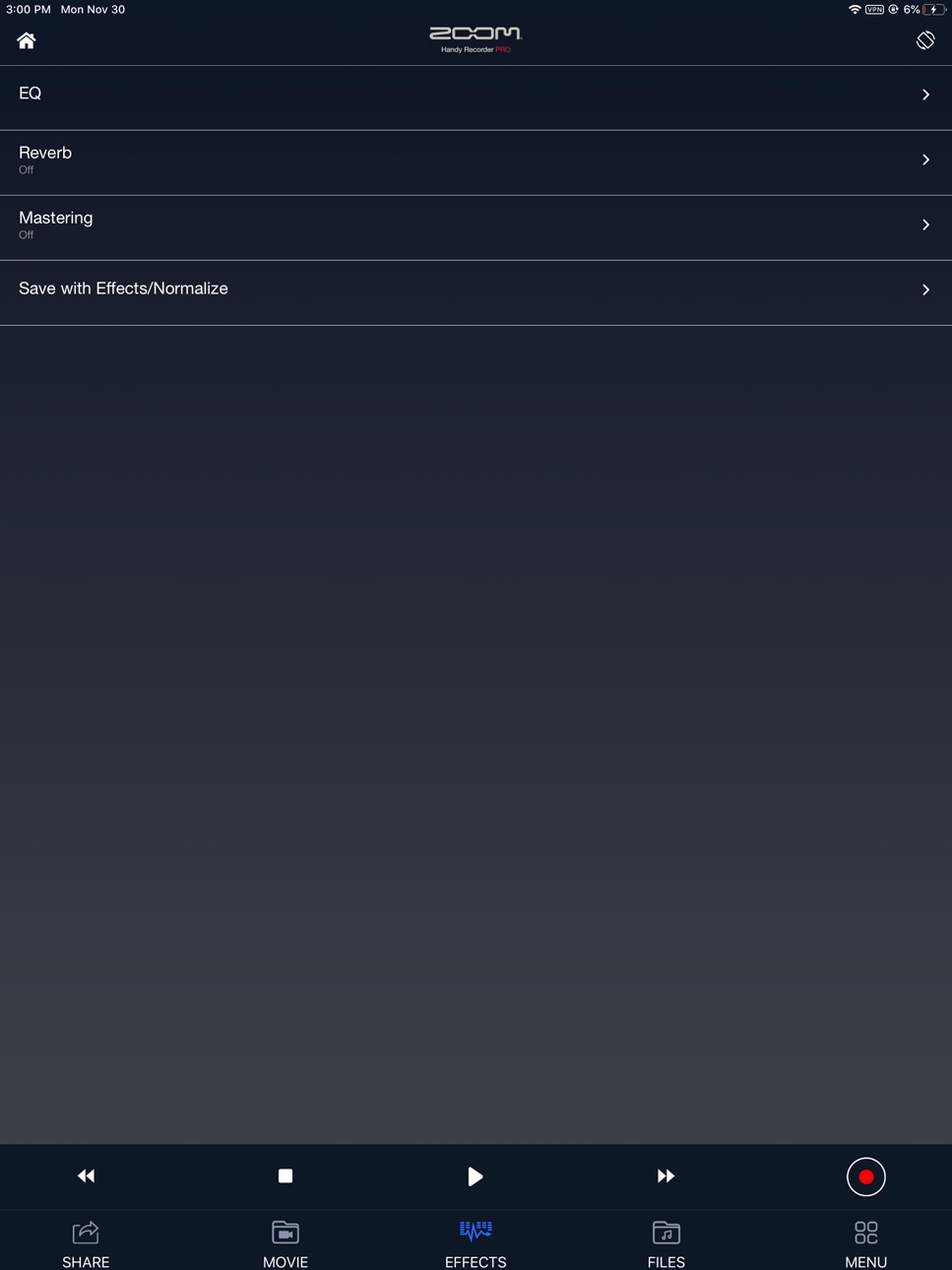 iPad screenshot