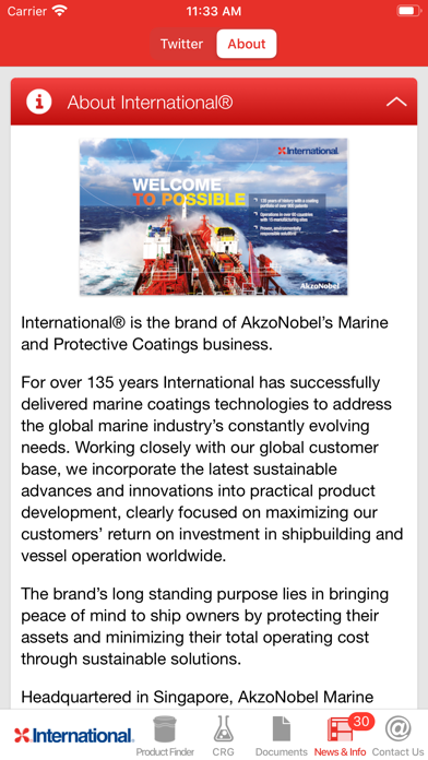 International Marine Coatings Screenshot