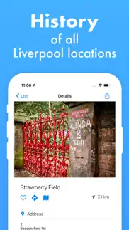 liverpool map of the beatles iphone bildschirmfoto 4