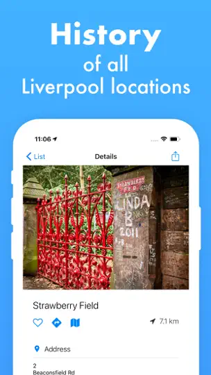 Screenshot von Liverpool Map Of The Beatles auf dem iPhone 4