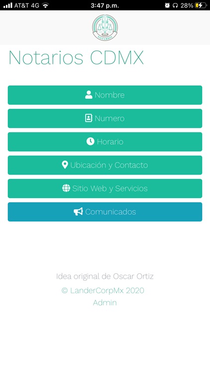 Directorio Notarios CDMX