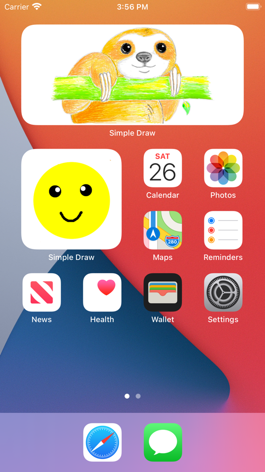 #2. Super Simple Draw (iOS) 由: Bao Lei