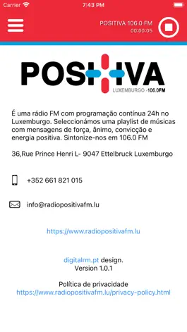 Game screenshot Positiva 106.0 FM apk