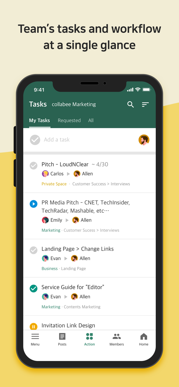Collabee - Done in one page.