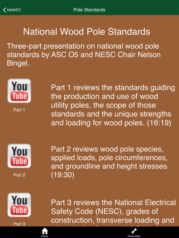 Wood Pole Guide iPad screenshot 5 - Business app