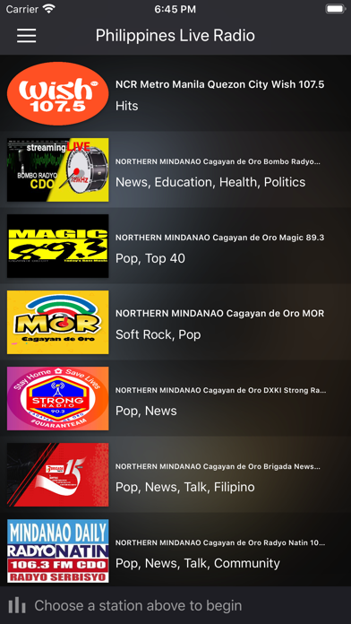 Pinoy Radyo App Screenshot