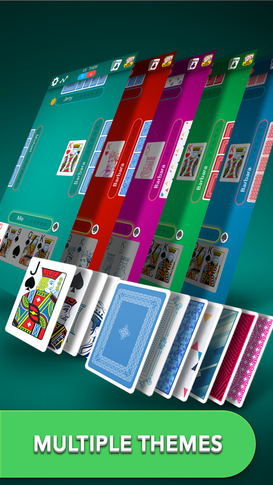 #3. Euchre Classic Card Game (iOS) Av: Fiogonia Games