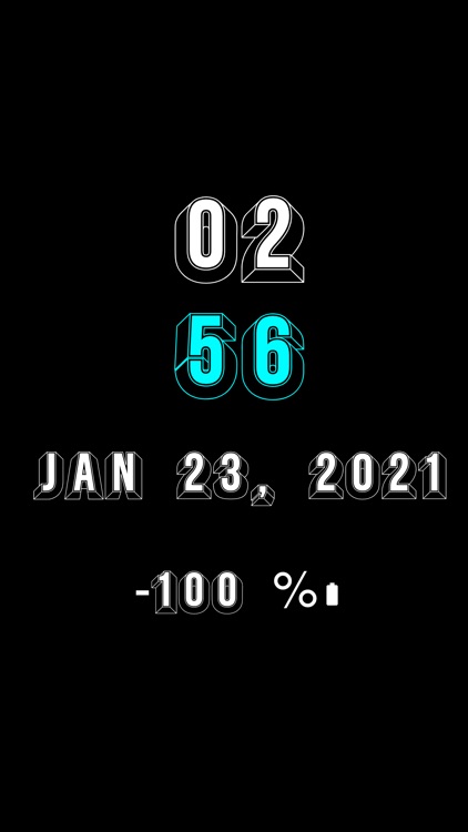Digital Time-Big Clock Widget screenshot-4