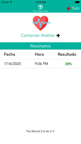 Game screenshot Prueba Voz Paz Mental apk