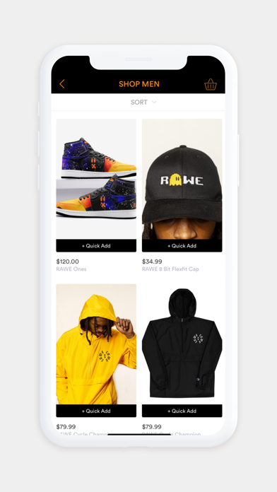 The RAWE Shop Screenshot
