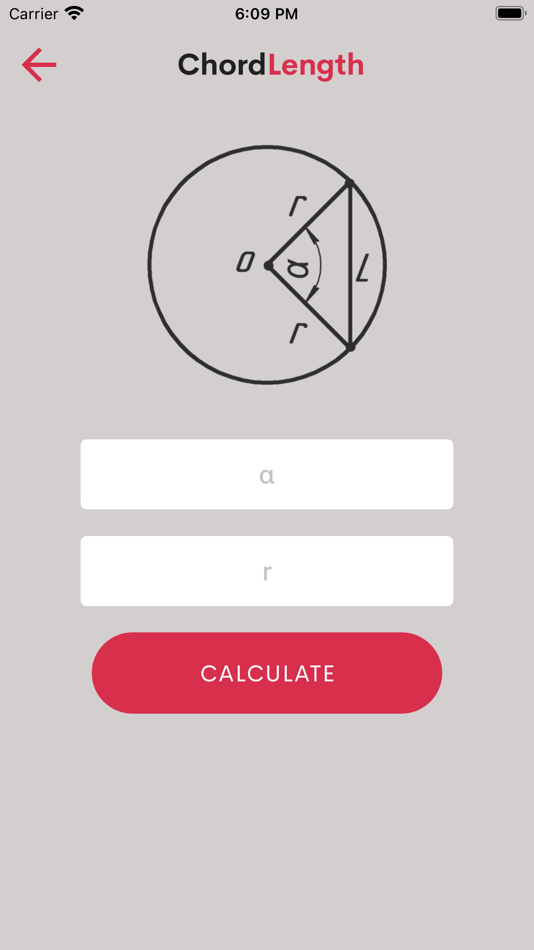 #2. Chord Length Calculator (iOS) 来自: Gorasiya Vishal Nanjibhai