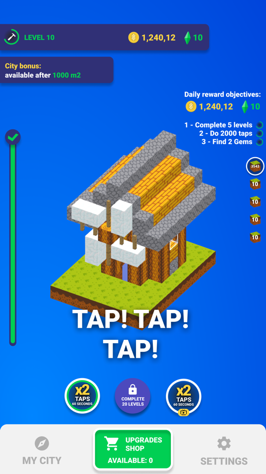 #3. Blocks Building Clicker (iOS) 由: Kirill Diolog