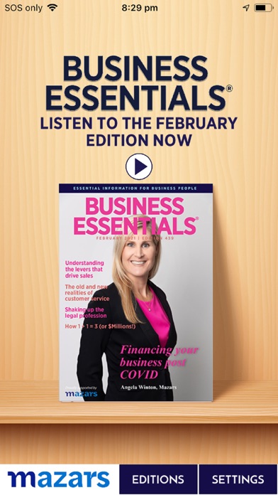 Business Essentials Screenshot