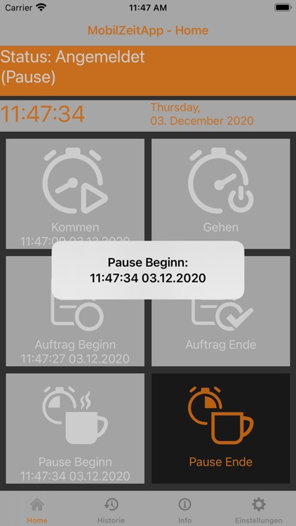 MobilZeitApp screenshot-4