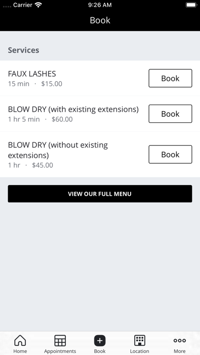 Boss Blow Dry Bar Screenshot
