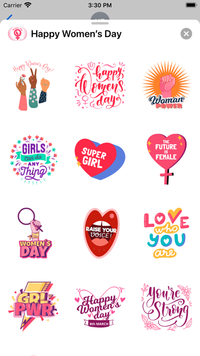 Happy Women’s Day Screenshot