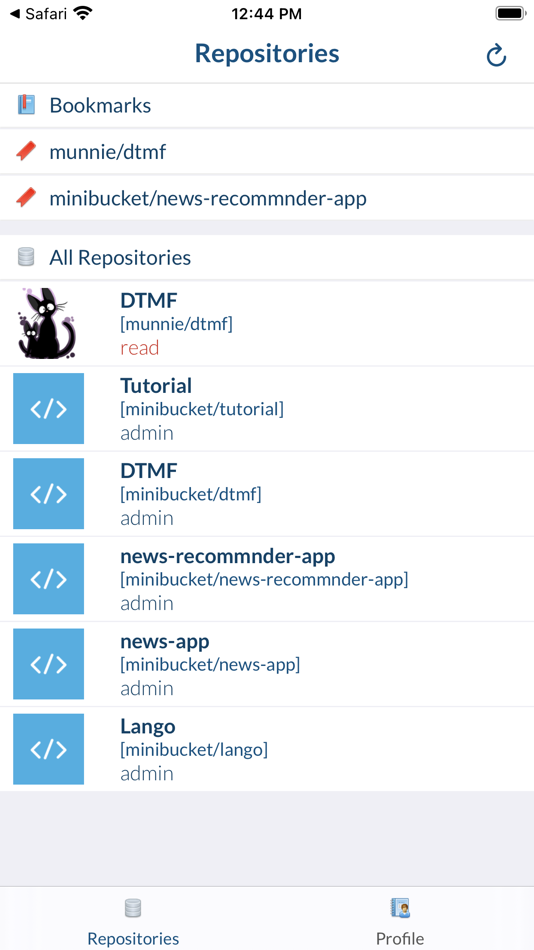 #1. Mini Bucket - BitBucket Client (iOS) By: Hoang Nam Nguyen