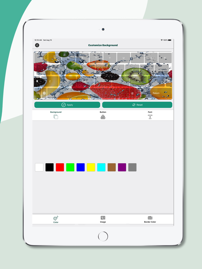 Custom Photo Keyboard
