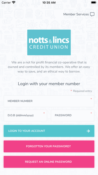 Notts & Lincs Credit Union Screenshot