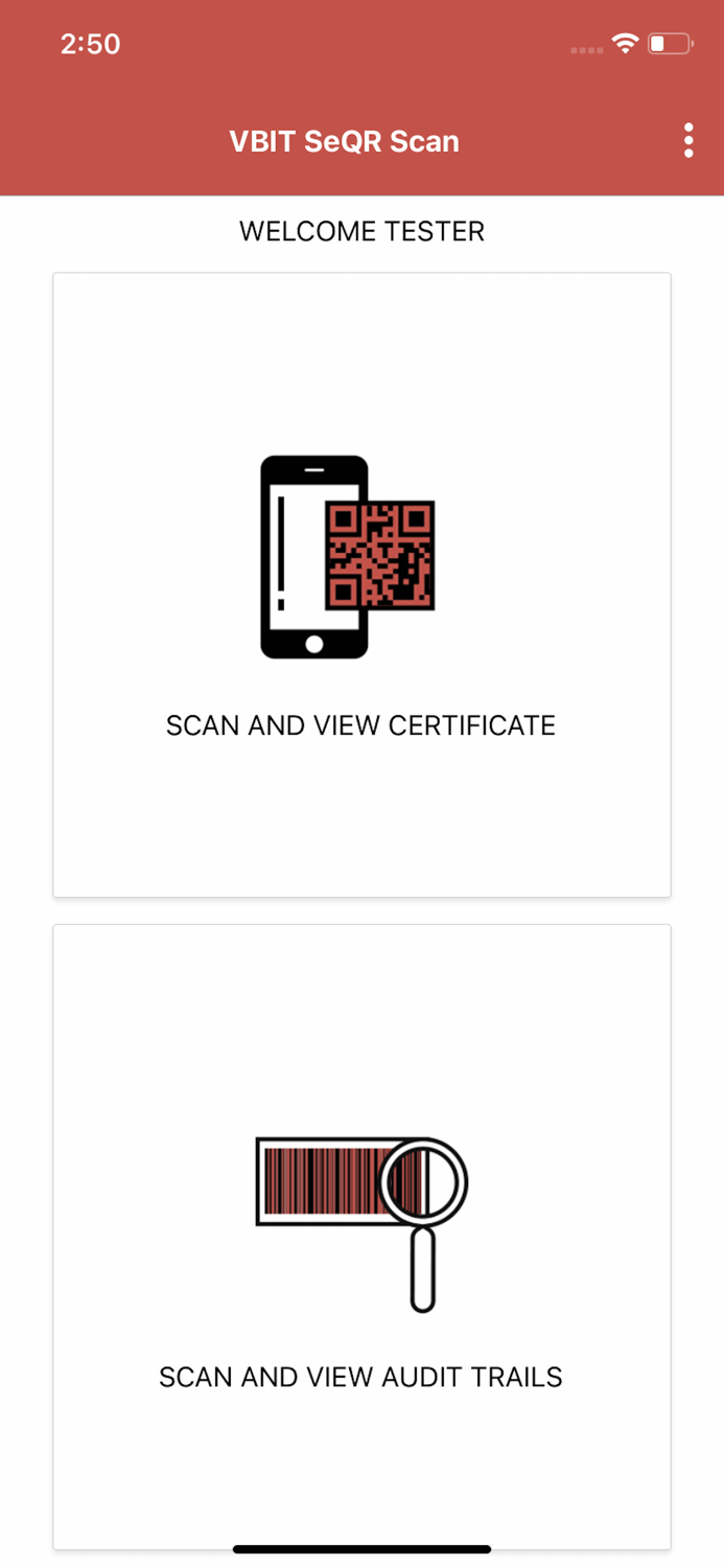VBIT SeQR Scan