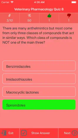 Game screenshot Veterinary Pharmacology Quiz hack