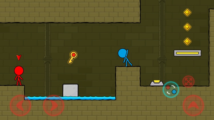 Red & Blue Stickman screenshot-0