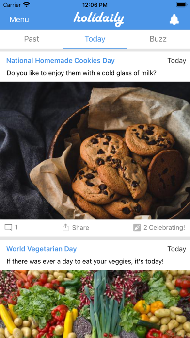 Holidaily - Find Holidays Screenshot