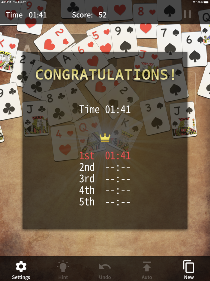 Klondike SolitaireCard Game