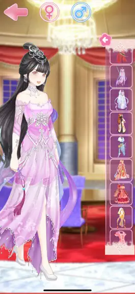 Game screenshot Wedding Dress Up Anime Idol apk