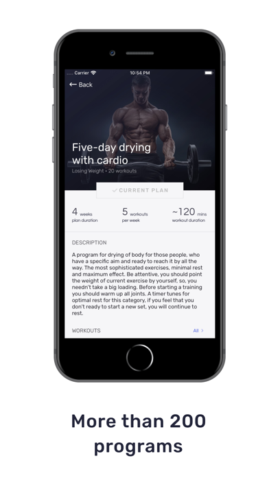 MuscleWay: Gym workout tracker Screenshot