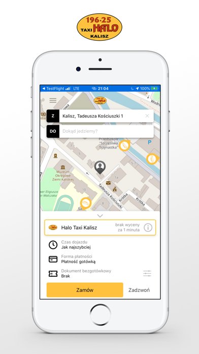 Halo Taxi Kalisz Screenshot