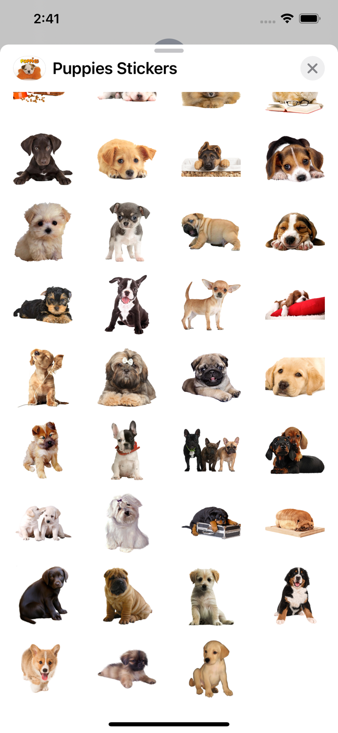 Puppies Stickers