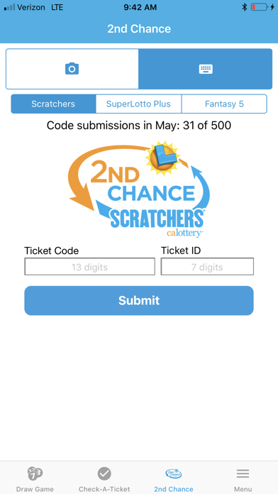 CA Lottery Official App Screenshot